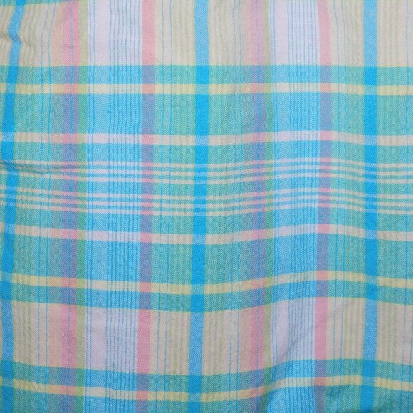VTG Northern Reflections Womens L Short & Shirt Set Pastel Plaid 2 Piece - Picture 8 of 12
